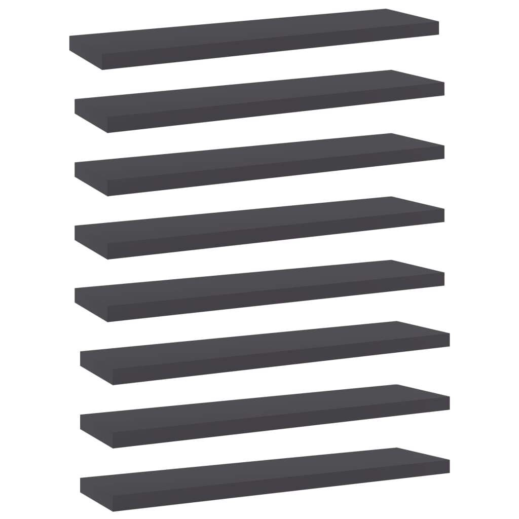 Hyllplan 8 St 80X10X1,5 Cm Konstruerat Trä