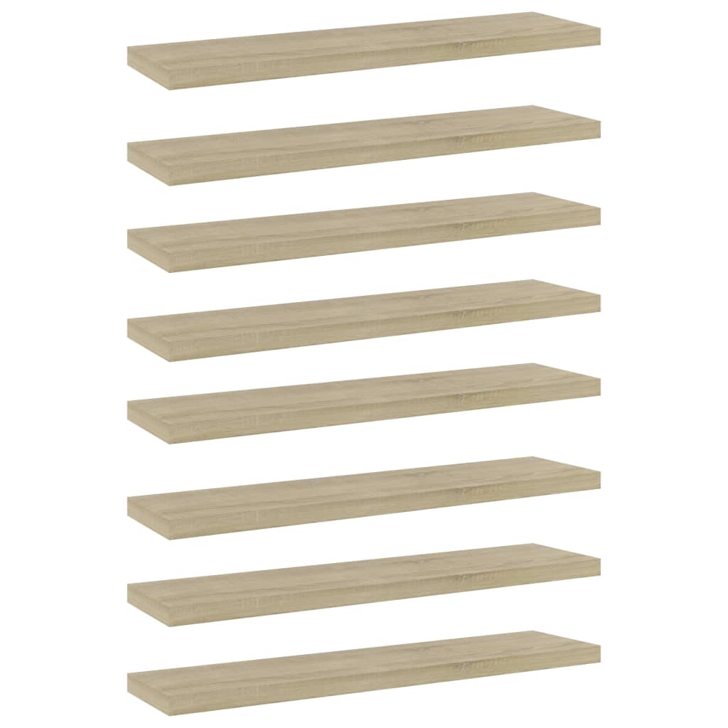 Hyllplan 8 St 80X10X1,5 Cm Konstruerat Trä