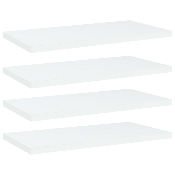 Vägghyllor 4 St 40X20X1,5 Cm Konstruerat Trä