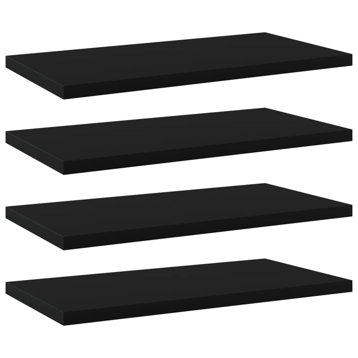 Vägghyllor 4 St 40X20X1,5 Cm Konstruerat Trä