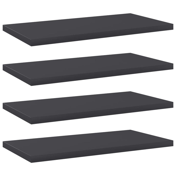 Vägghyllor 4 St 40X20X1,5 Cm Konstruerat Trä