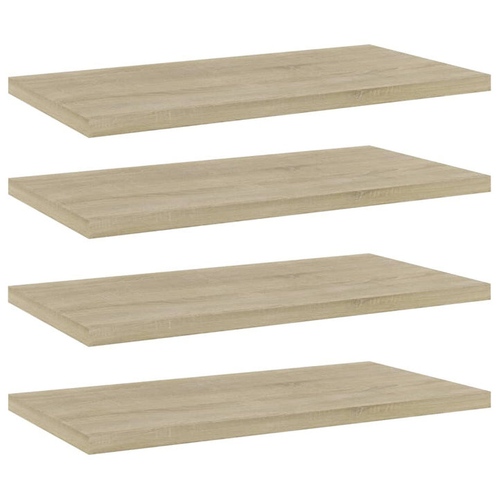 Vägghyllor 4 St 40X20X1,5 Cm Konstruerat Trä