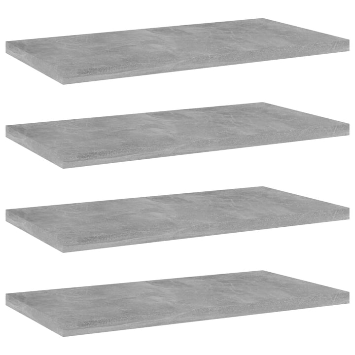 Vägghyllor 4 St 40X20X1,5 Cm Konstruerat Trä