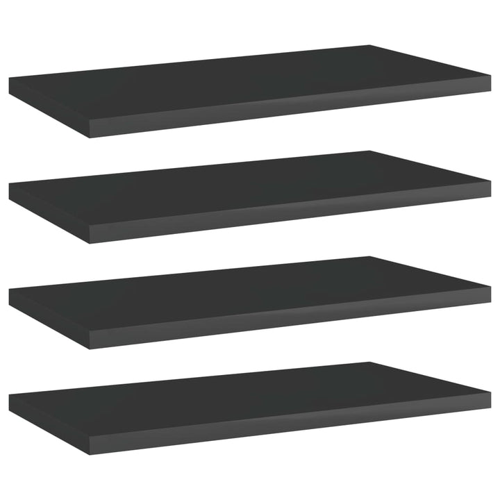 Vägghyllor 4 St 40X20X1,5 Cm Konstruerat Trä