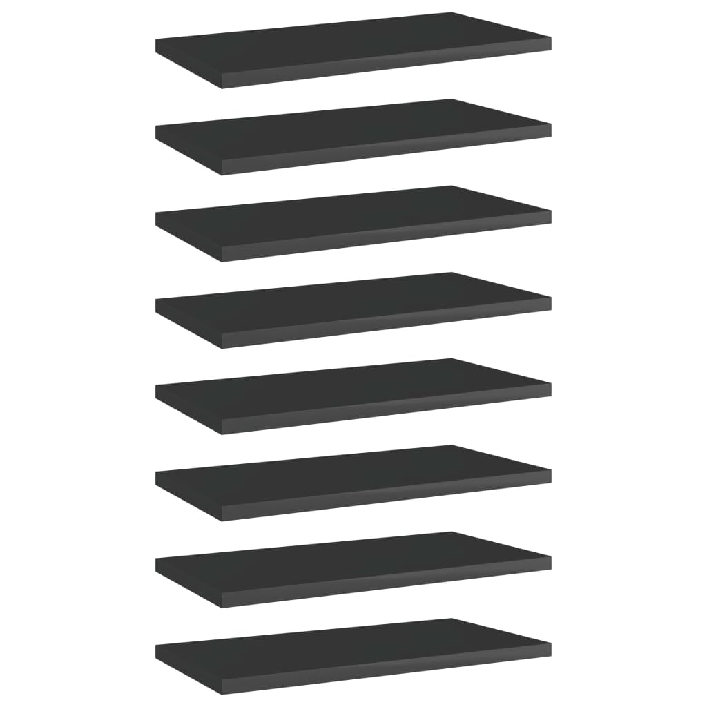 Hyllplan 8 St 80X10X1,5 Cm Konstruerat Trä