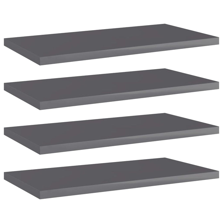 Vägghyllor 4 St 40X20X1,5 Cm Konstruerat Trä
