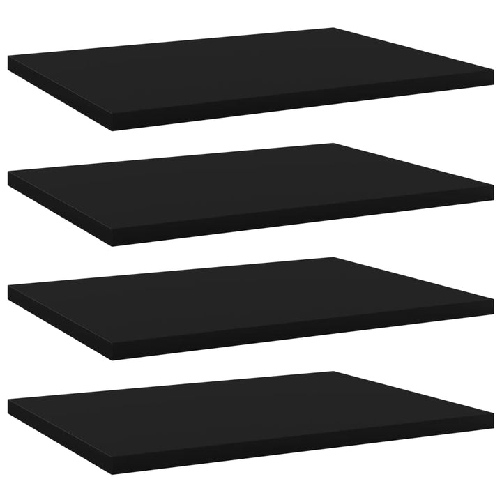 Vägghyllor 4 St 40X20X1,5 Cm Konstruerat Trä
