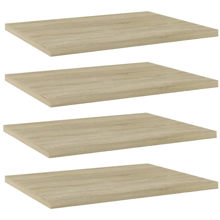 Vägghyllor 4 St 40X20X1,5 Cm Konstruerat Trä