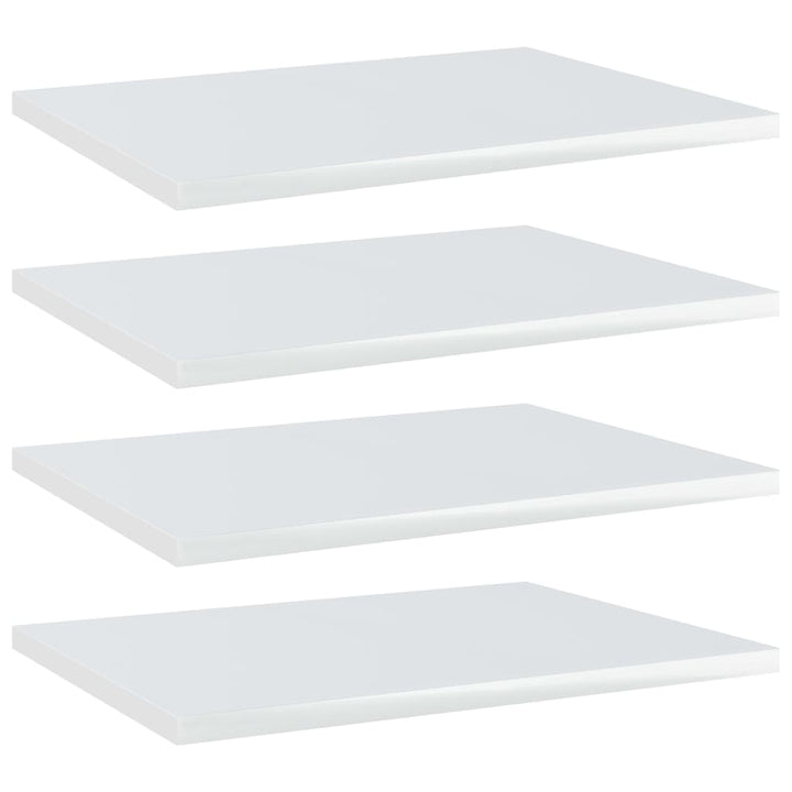 Vägghyllor 4 St 40X20X1,5 Cm Konstruerat Trä