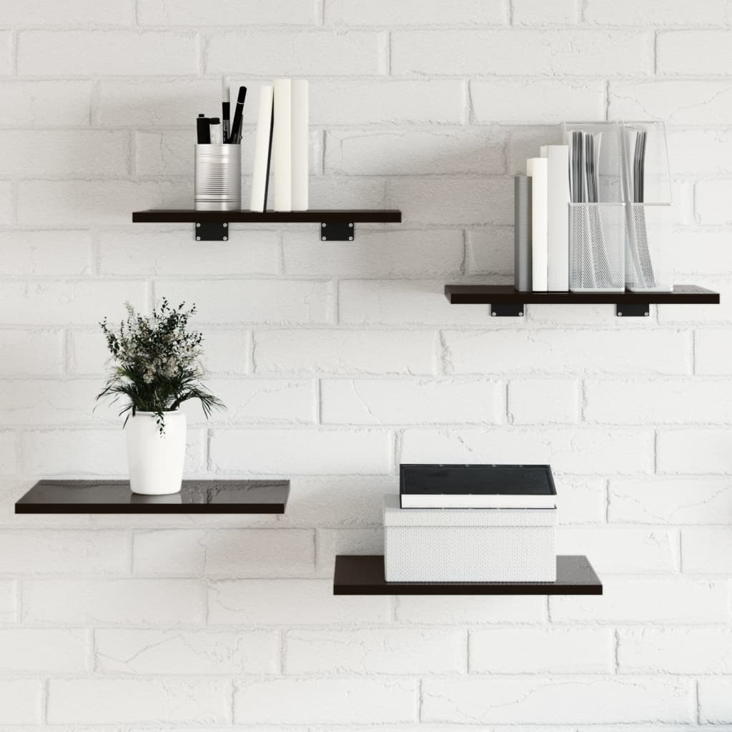 Hyllplan 8 St 80X10X1,5 Cm Konstruerat Trä