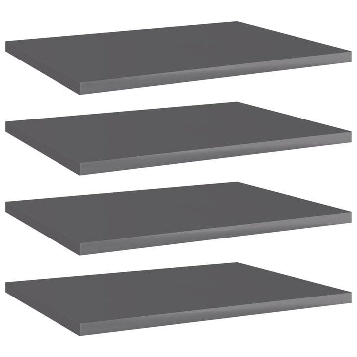 Vägghyllor 4 St 40X20X1,5 Cm Konstruerat Trä