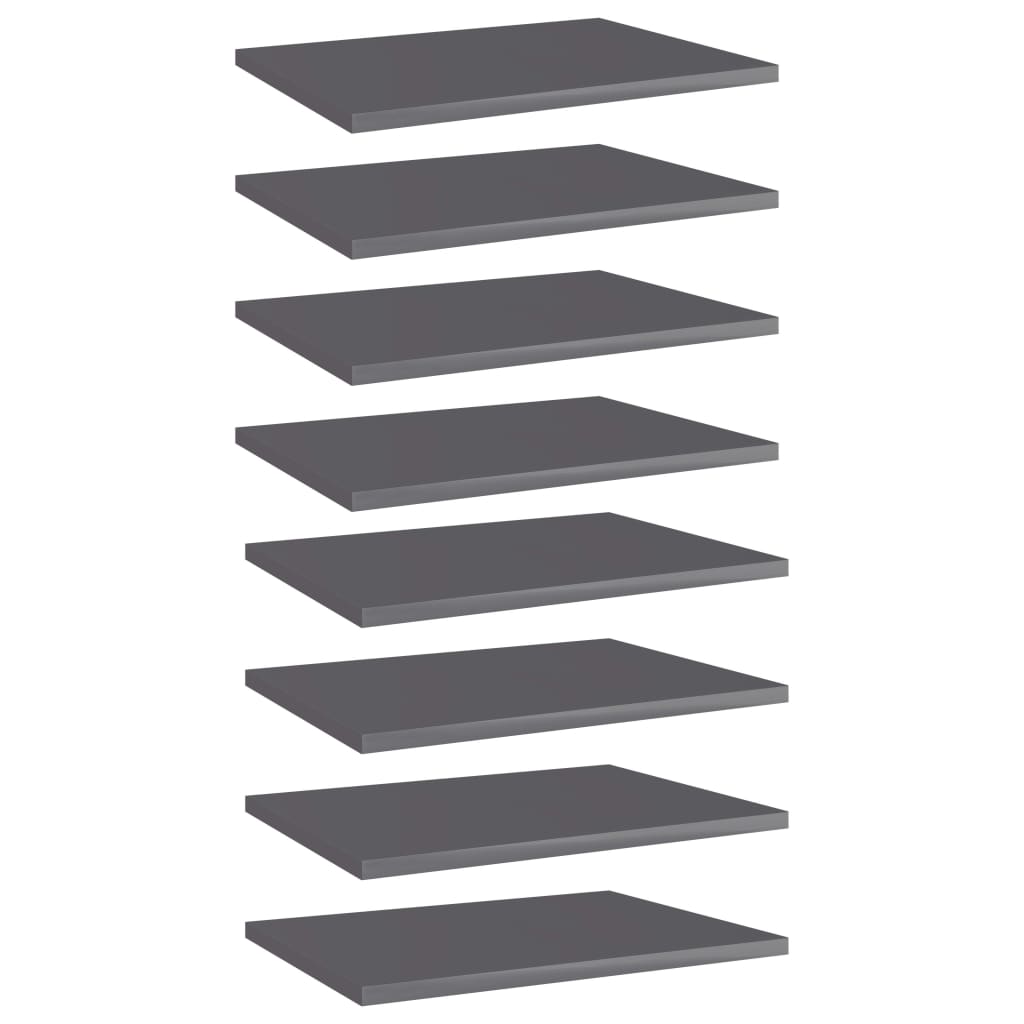 Hyllplan 8 St 80X10X1,5 Cm Konstruerat Trä