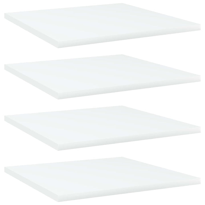 Vägghyllor 4 St 40X20X1,5 Cm Konstruerat Trä