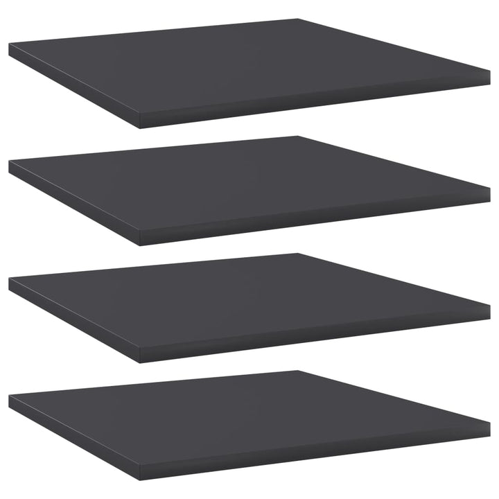 Vägghyllor 4 St 40X20X1,5 Cm Konstruerat Trä