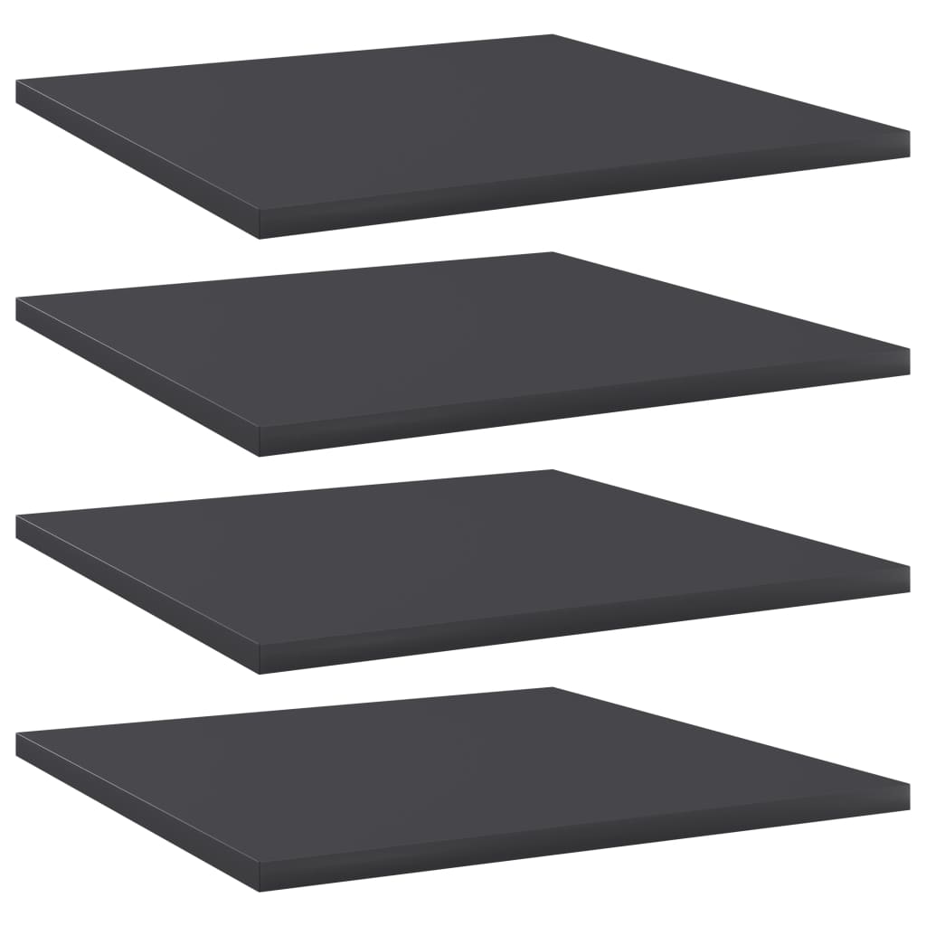 Vägghyllor 4 St 40X20X1,5 Cm Konstruerat Trä