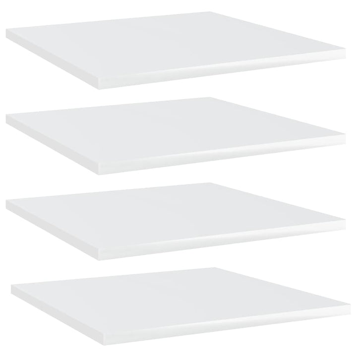 Vägghyllor 4 St 40X20X1,5 Cm Konstruerat Trä