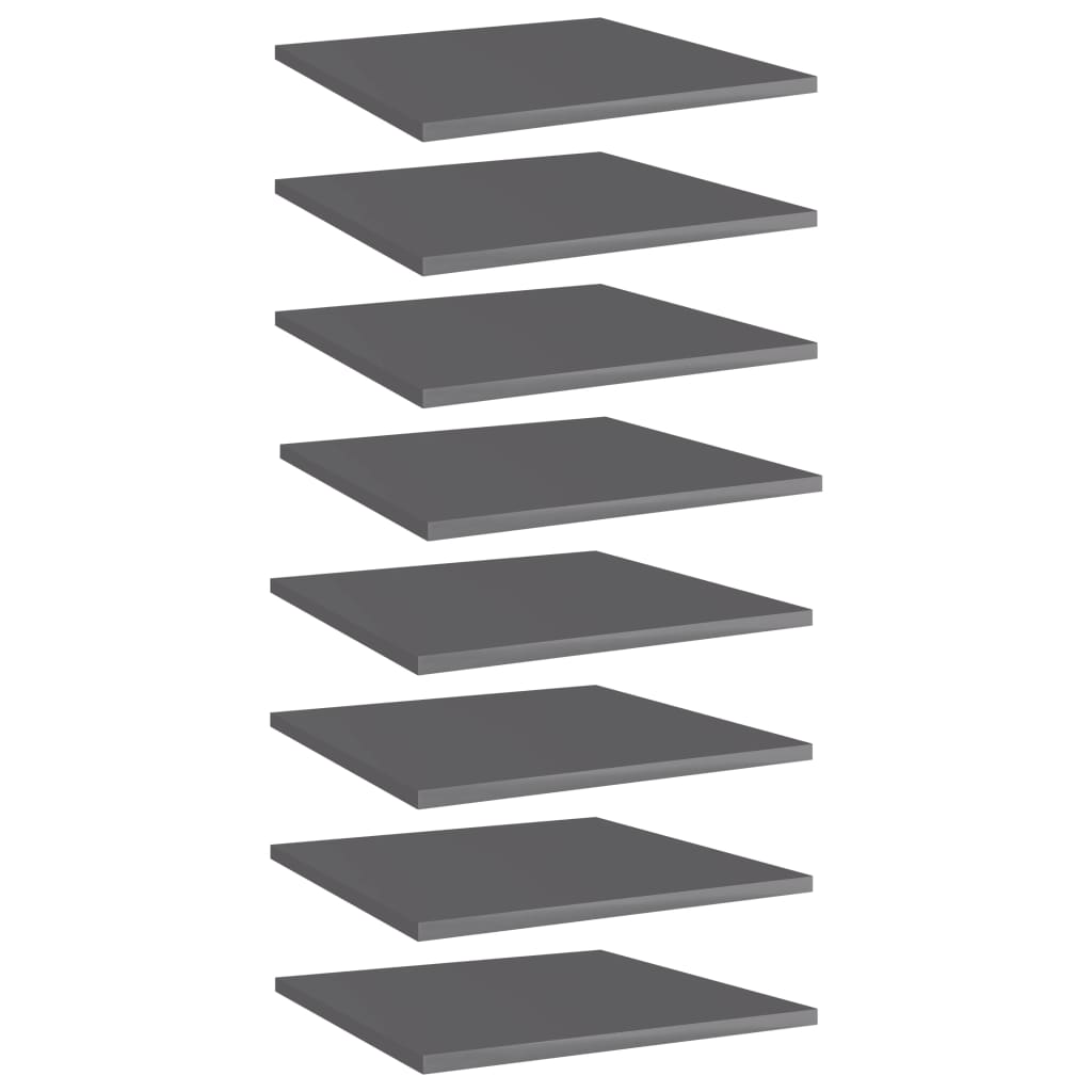 Hyllplan 8 St 80X10X1,5 Cm Konstruerat Trä