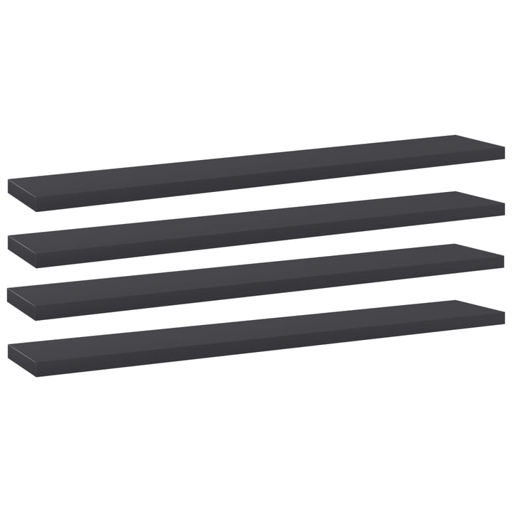 Vägghyllor 4 St 40X20X1,5 Cm Konstruerat Trä