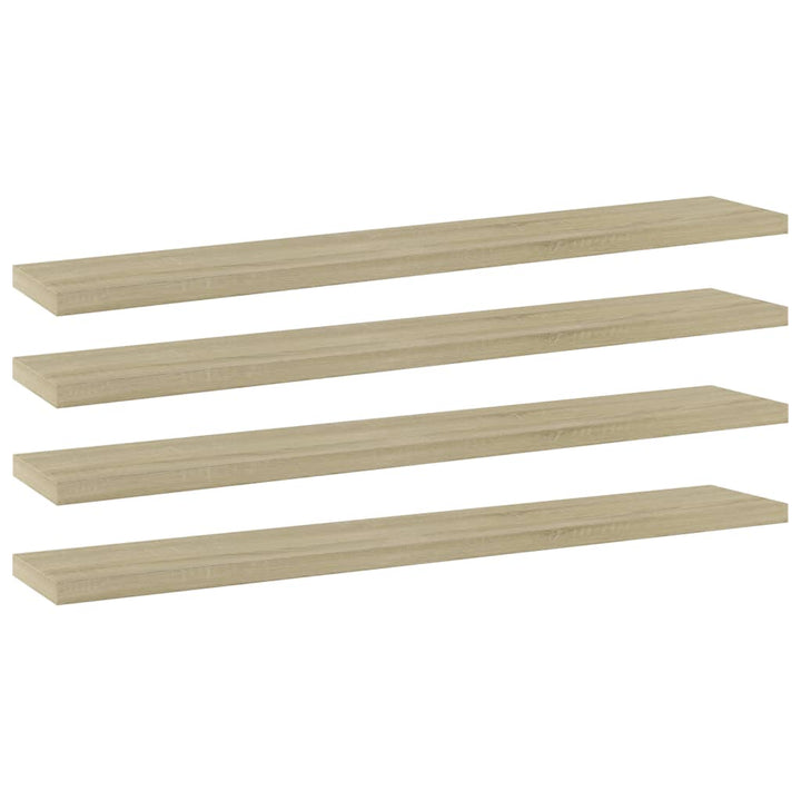 Vägghyllor 4 St 40X20X1,5 Cm Konstruerat Trä