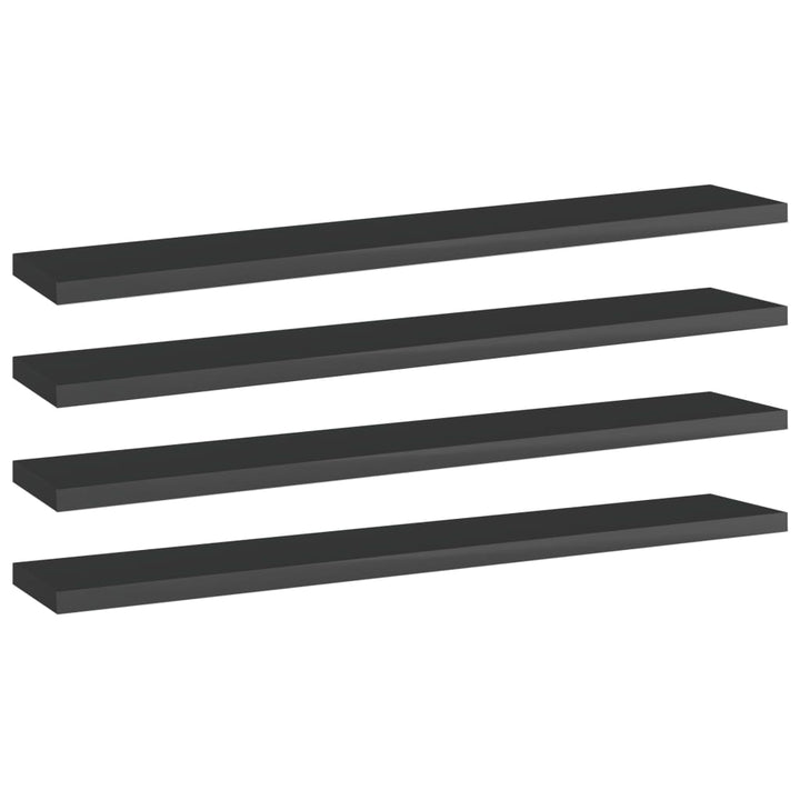 Vägghyllor 4 St 40X20X1,5 Cm Konstruerat Trä