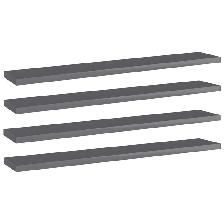Vägghyllor 4 St 40X20X1,5 Cm Konstruerat Trä