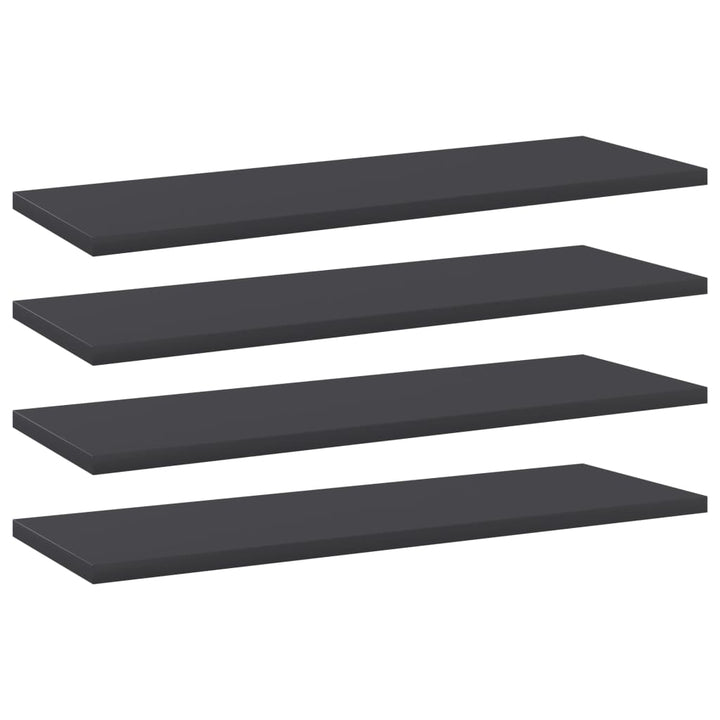 Vägghyllor 4 St 40X20X1,5 Cm Konstruerat Trä