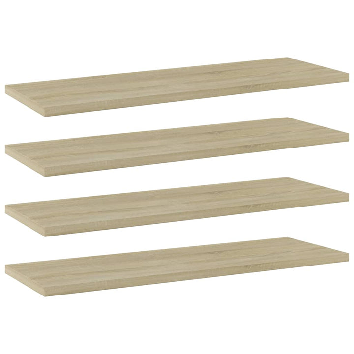 Vägghyllor 4 St 40X20X1,5 Cm Konstruerat Trä