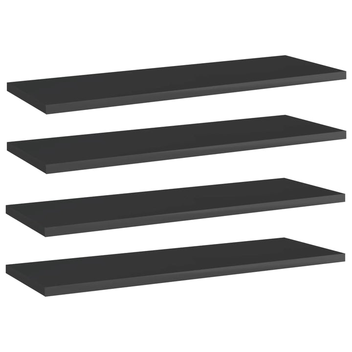 Vägghyllor 4 St 40X20X1,5 Cm Konstruerat Trä