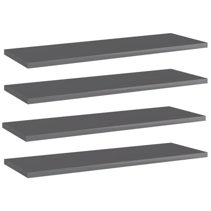 Vägghyllor 4 St 40X20X1,5 Cm Konstruerat Trä