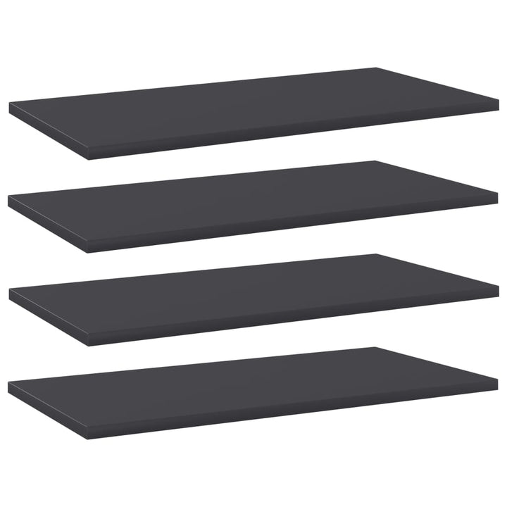 Vägghyllor 4 St 40X20X1,5 Cm Konstruerat Trä