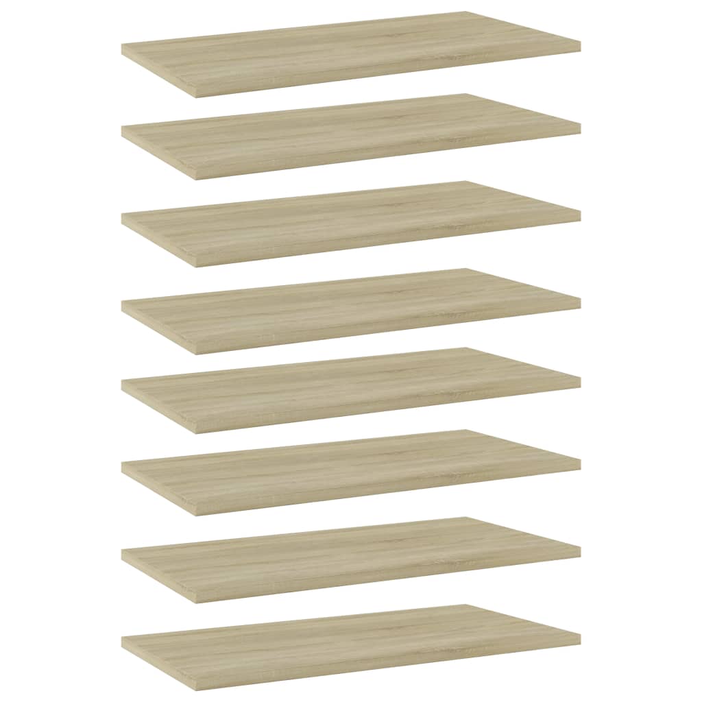 Hyllplan 8 St 80X10X1,5 Cm Konstruerat Trä
