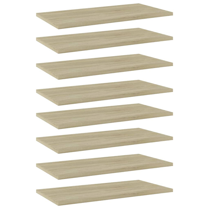 Hyllplan 8 St 80X10X1,5 Cm Konstruerat Trä