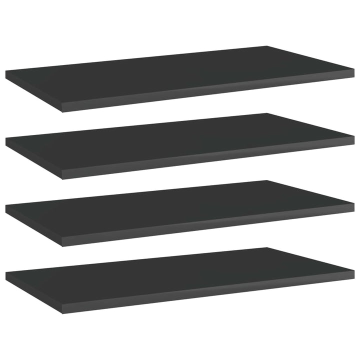 Vägghyllor 4 St 40X20X1,5 Cm Konstruerat Trä