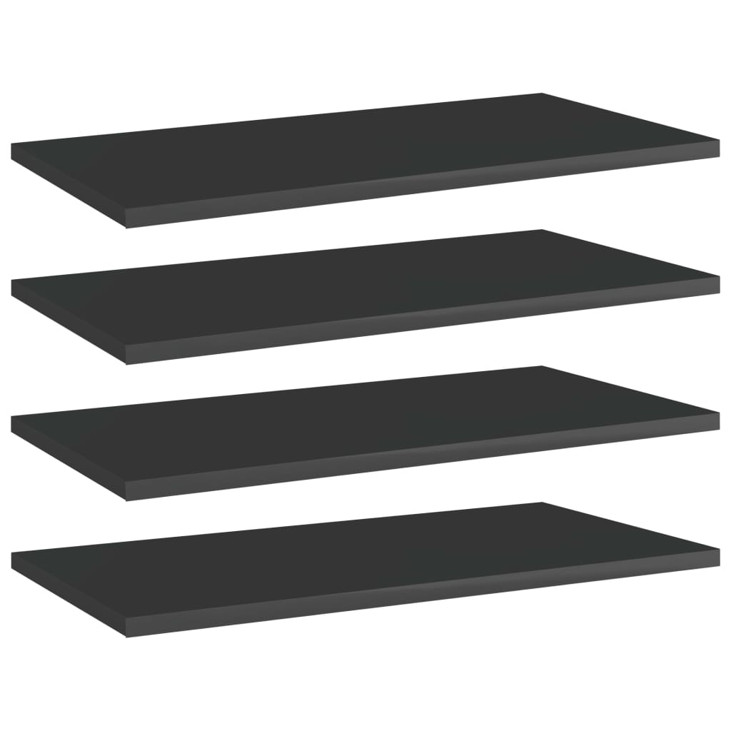 Vägghyllor 4 St 40X20X1,5 Cm Konstruerat Trä
