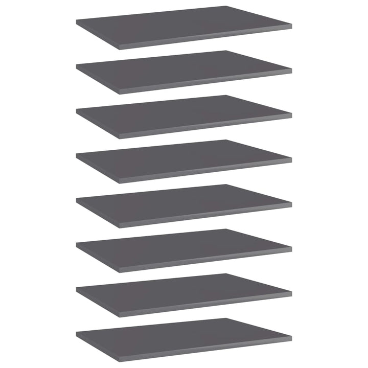 Hyllplan 8 St 80X10X1,5 Cm Konstruerat Trä