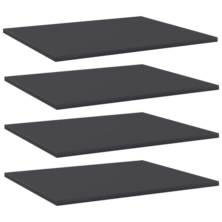 Vägghyllor 4 St 40X20X1,5 Cm Konstruerat Trä
