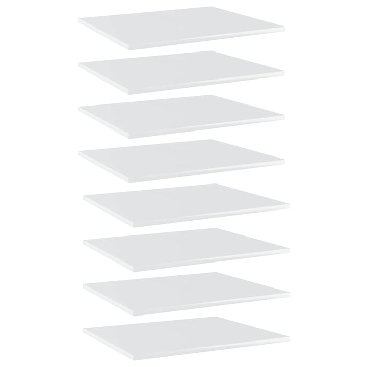 Hyllplan 8 St 80X10X1,5 Cm Konstruerat Trä