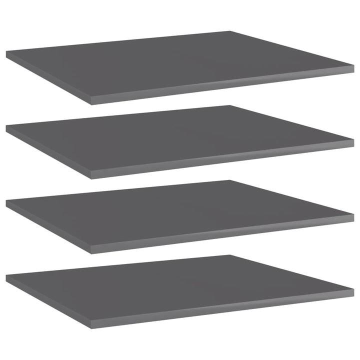 Vägghyllor 4 St 40X20X1,5 Cm Konstruerat Trä
