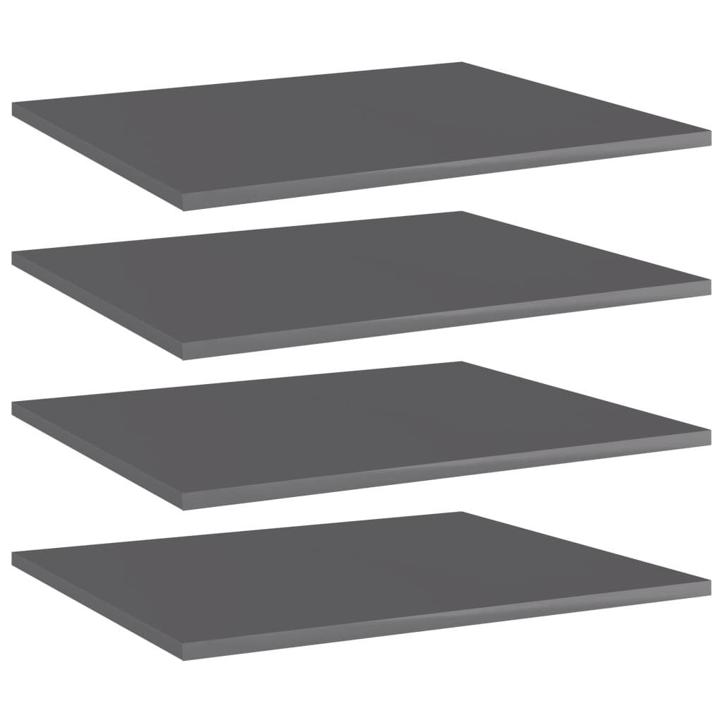 Vägghyllor 4 St 40X20X1,5 Cm Konstruerat Trä