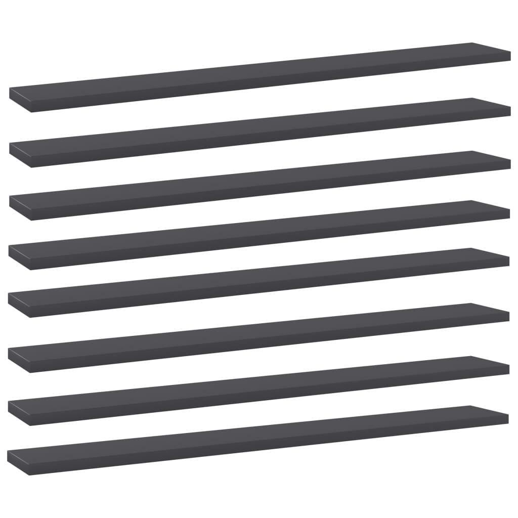 Hyllplan 8 St 80X10X1,5 Cm Konstruerat Trä