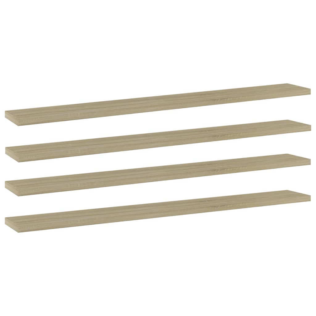 Vägghyllor 4 St 40X20X1,5 Cm Konstruerat Trä