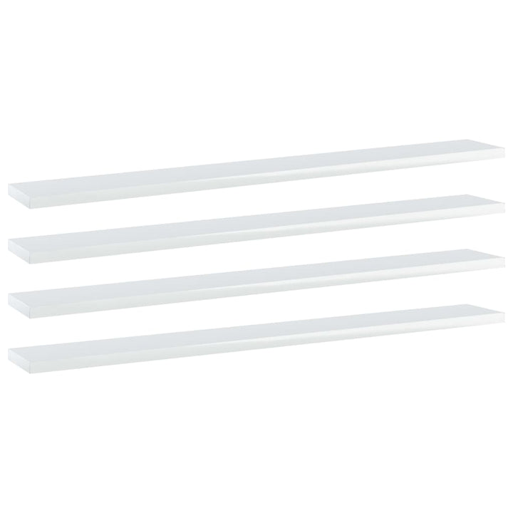 Vägghyllor 4 St 40X20X1,5 Cm Konstruerat Trä