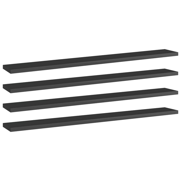 Vägghyllor 4 St 40X20X1,5 Cm Konstruerat Trä