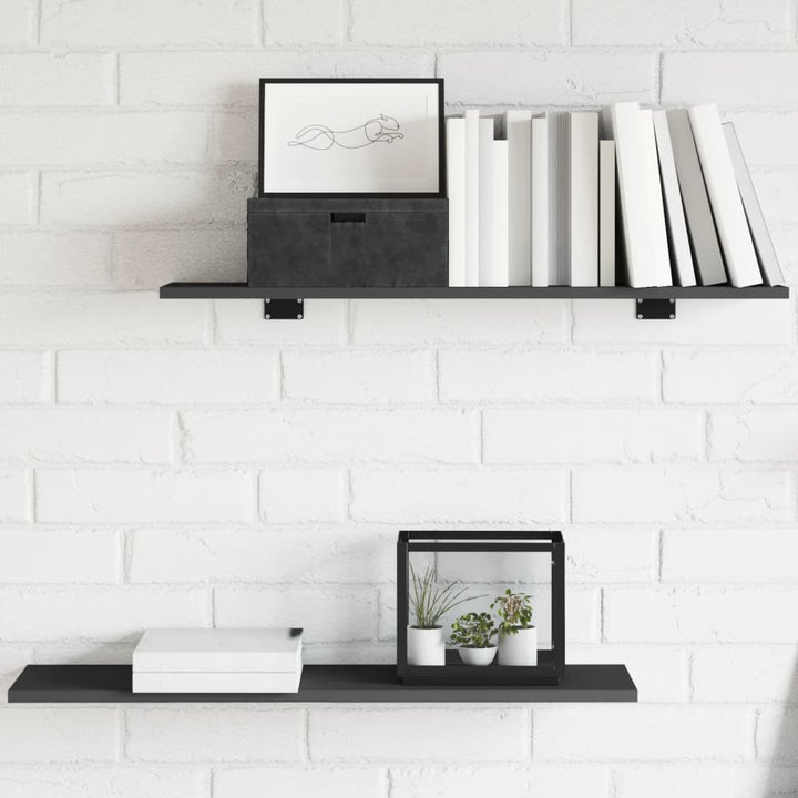 Vägghyllor 4 St 40X20X1,5 Cm Konstruerat Trä