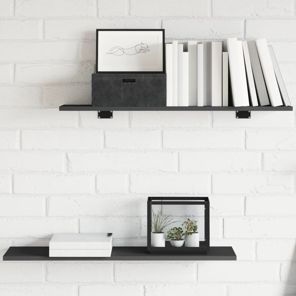 Hyllplan 8 St 80X10X1,5 Cm Konstruerat Trä