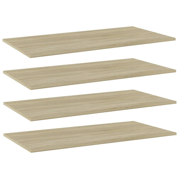 Vägghyllor 4 St 40X20X1,5 Cm Konstruerat Trä