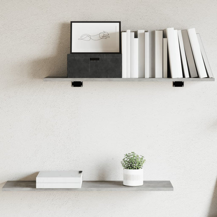 Vägghyllor 4 St 40X20X1,5 Cm Konstruerat Trä