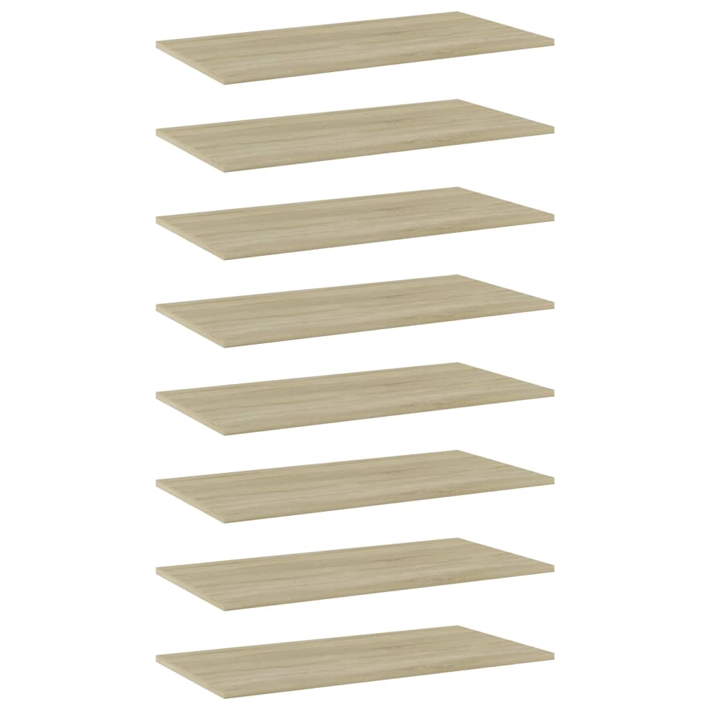 Hyllplan 8 St 80X10X1,5 Cm Konstruerat Trä