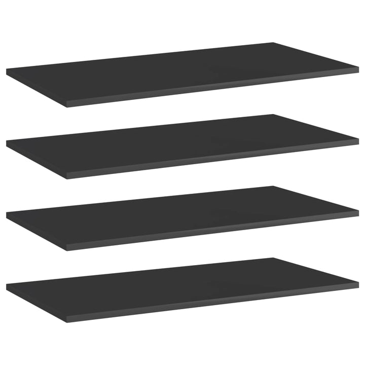 Vägghyllor 4 St 40X20X1,5 Cm Konstruerat Trä