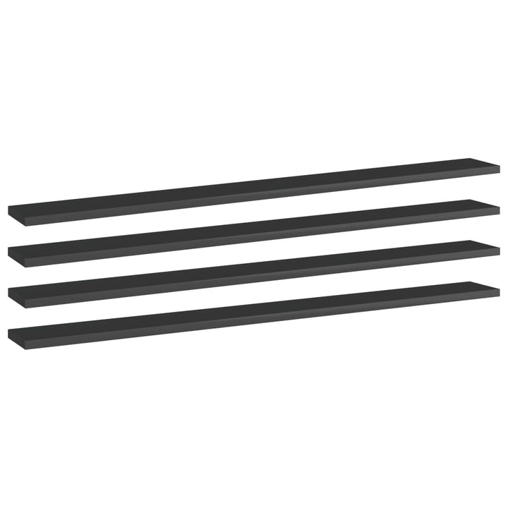 Vägghyllor 4 St 40X20X1,5 Cm Konstruerat Trä